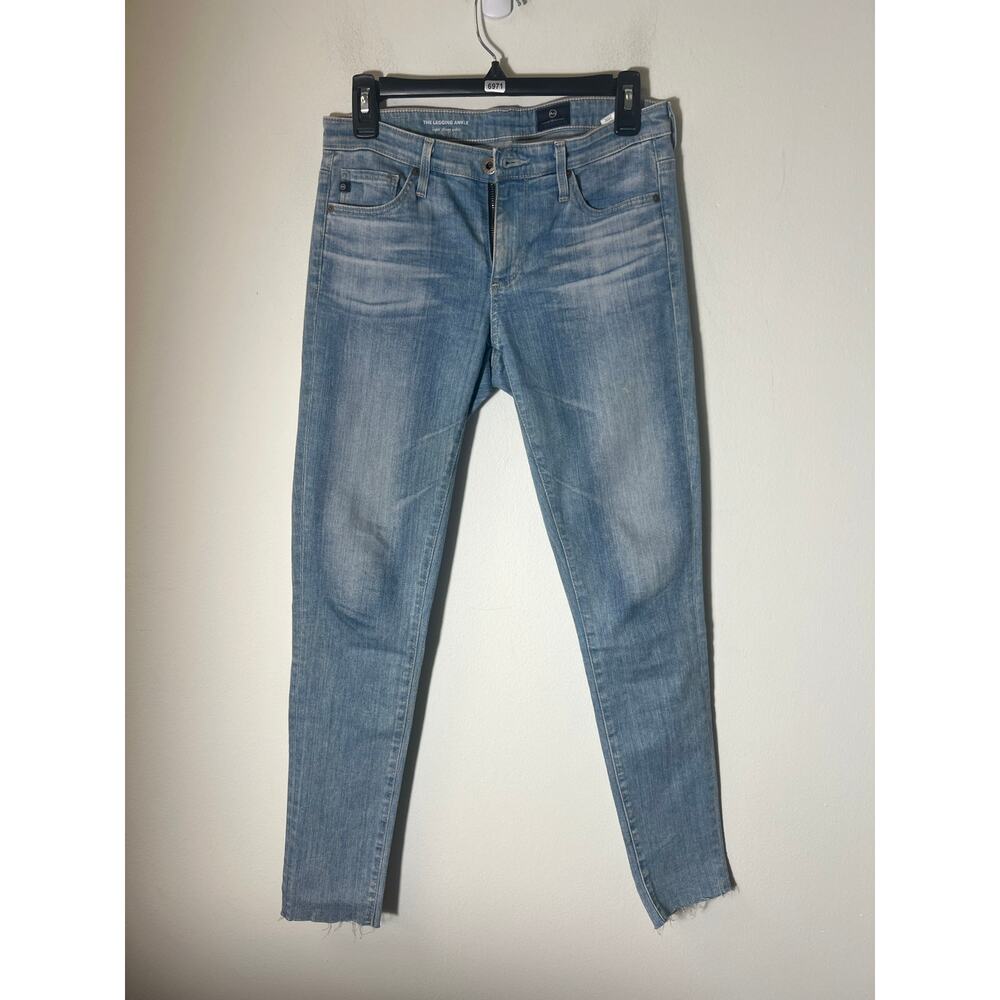 Ag Adriano Goldschmied Light Blue Ankle Jeans